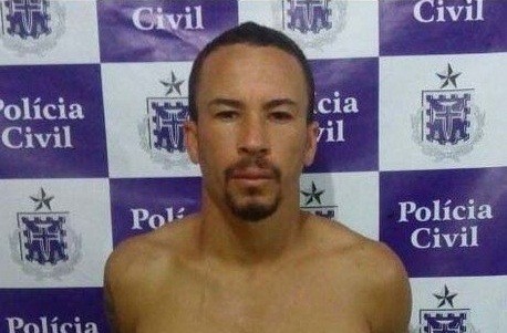  Sérgio esta detido na delegacia da cidade Divulgação/Polícia Cívil 
