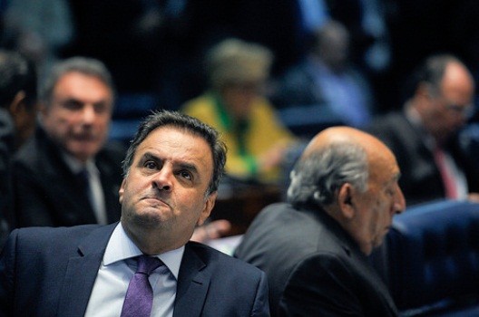 Aécio critica Dilma Rousseff. Foto: Pedro França/Agência Senado