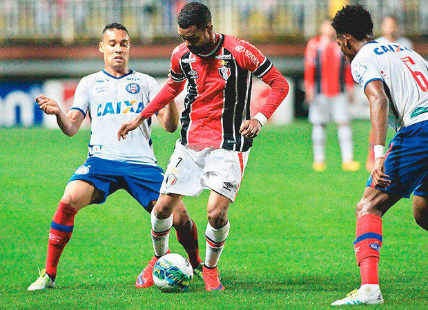 Edigar marcou o gol do Bahia. Foto: Carlos Jr/Estadão Conteúdo