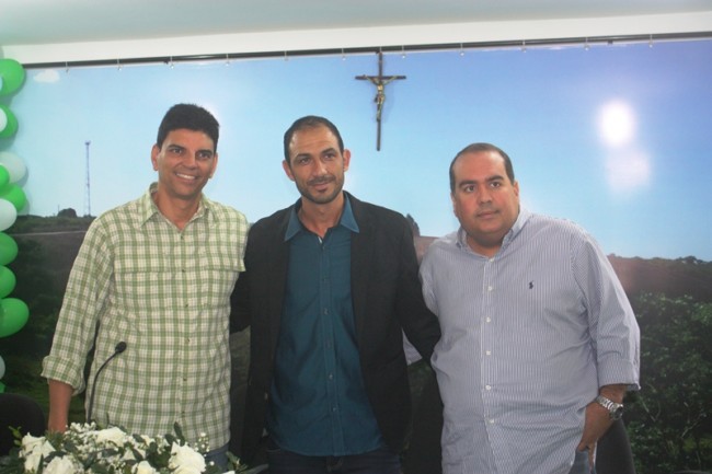 Cajado e Sandro Régis apoiam Marquinhos. Foto: Divulgação