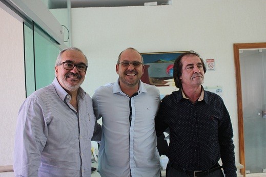 Muniz, Giuliano e Élio. Foto: Blog Marcos Frahm