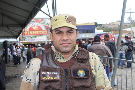 Major Rodrigo, Comandante da CIPE. Foto: Blog Marcos Frahm