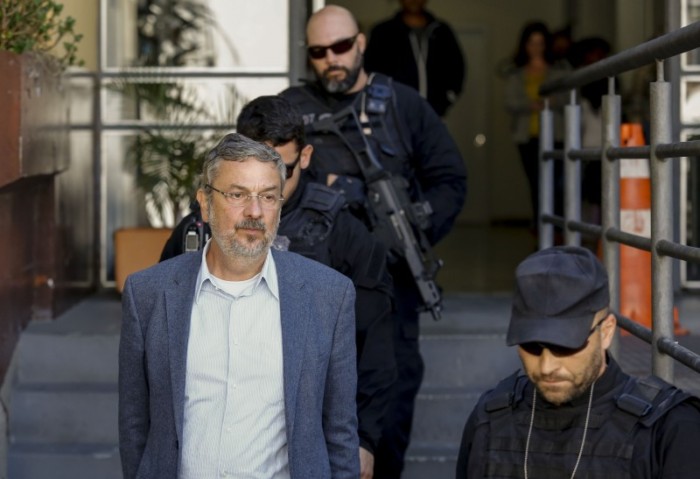 O ex-ministro Antonio Palocci está preso. Foto: Folhapress 