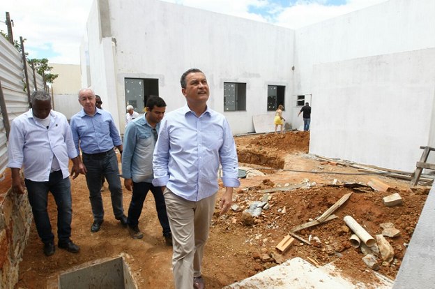 Governador Rui Costa visita às obras da Policlínica de Saúde em Euclides da Cunha