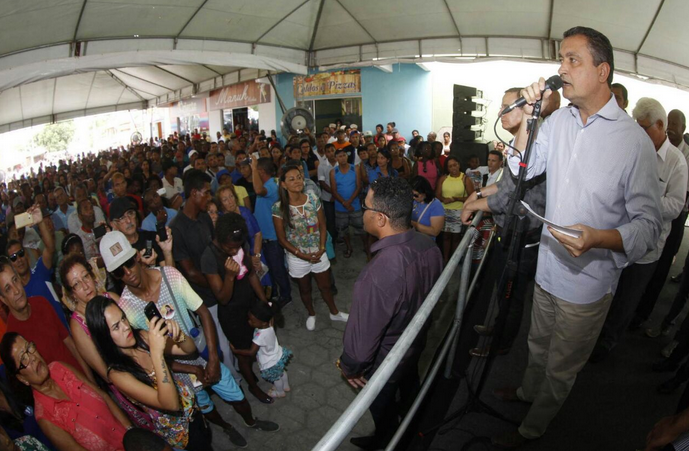 Governador visita Caravelas. Foto: Mateus Pereira