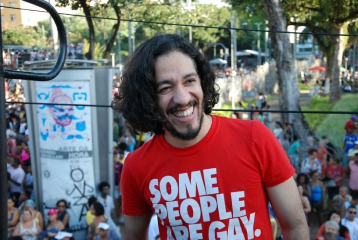 Jean Wyllys participa da Parada Gay. Foto: Vagner Souza
