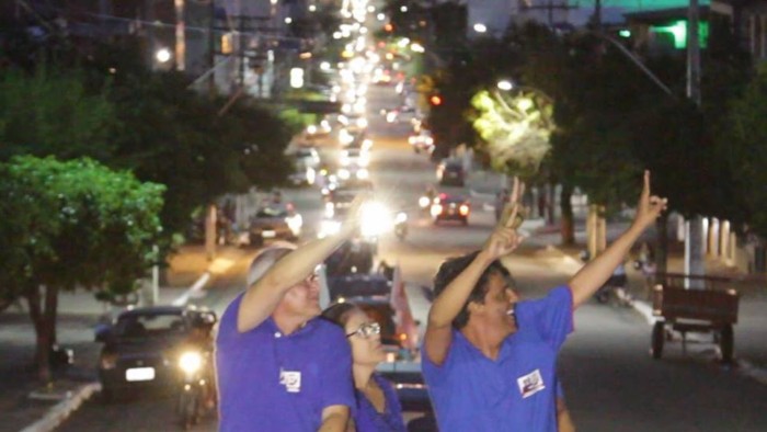 Tadeu e Pé Roxo encerram campanha. Foto: Divulgação