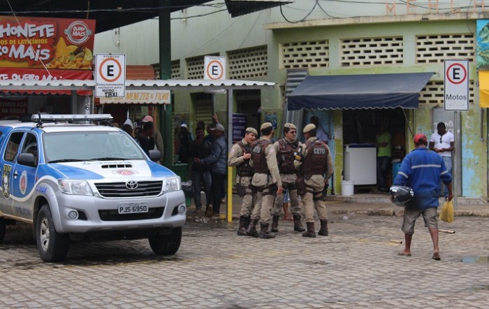 Polícia realiza operação na cidade. Foto: Blog Marcos Frahm
