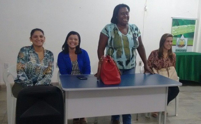 Professora Jurema apresentada como secretária. Foto: Divulgação