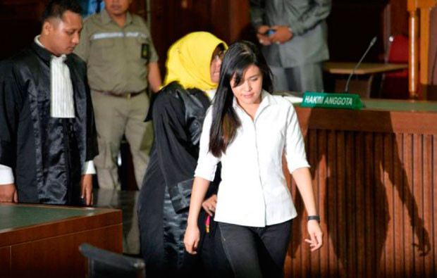  Jessica Kumala é condenada na Indonésia. Foto: AFP
