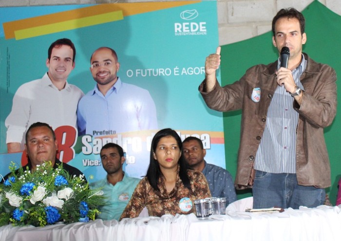 Filiado à Rede, Sandro é eleito. Foto: Blog Marcos Frahm
