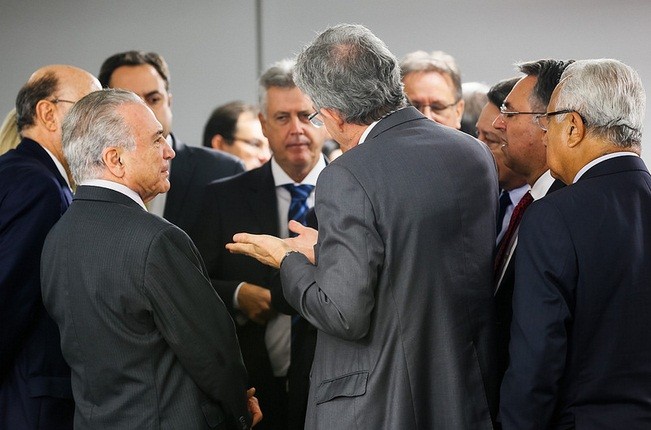 Temer se reúne com governadores. Foto: Beto Barata