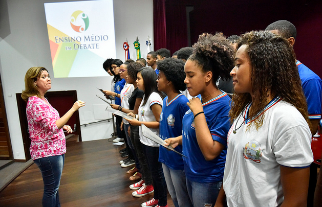 Estudantes baianos debatem reforma. Foto Claudionor Jr. 