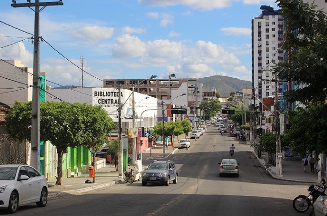 Avenida Rio Branco, em Jequié. Foto: Blog Marcos Frahm