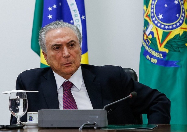 Presidente Temer ironiza estudantes. Foto: Marcos Corrêa