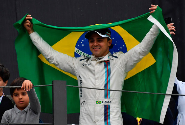 Massa completa seu último GP de Fórmula 1. Foto: Reprodução/AFP