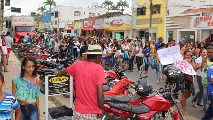 Protesto afetou trânsito na cidade. Foto: Blog Marcos Frahm
