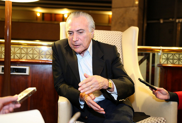 Temer diz que cheque foi do PMDB. Foto: Beto Barata