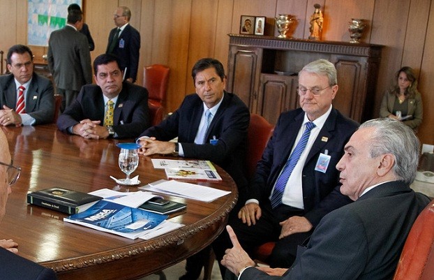 Presidente da FNP se reúne com Temer. Foto: Beto Barata