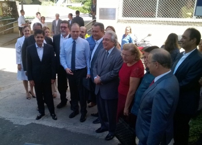 Ministro visitou o Hospital Aristides Maltez. Foto: Guilherme Reis 