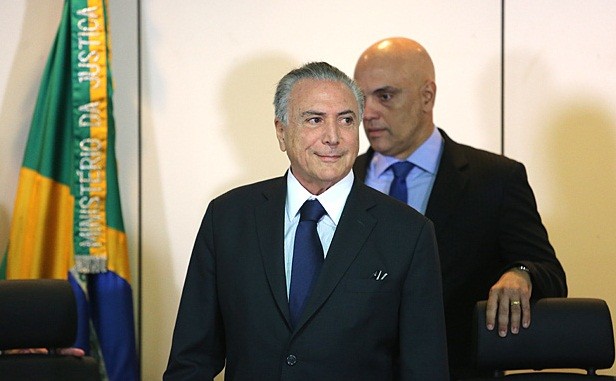 Temer manda Moraes para o RN. Foto: Alan Marques/Folhapress