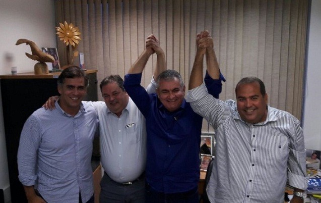 Leur, Luiz Augusto, Coronel e Sandro Régis. Foto: Divulgação