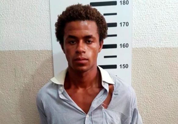 Jonathan Gomes Higino, de 20 anos, está preso. Foto: Reprodução