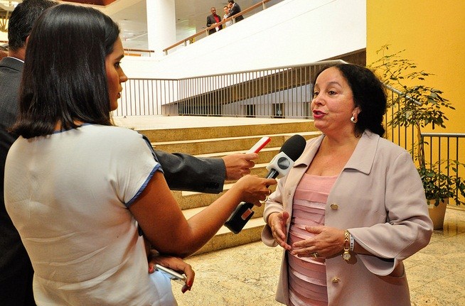 Maria do Socorro fala sobre presídios. Foto: Divulgação/TJ-BA