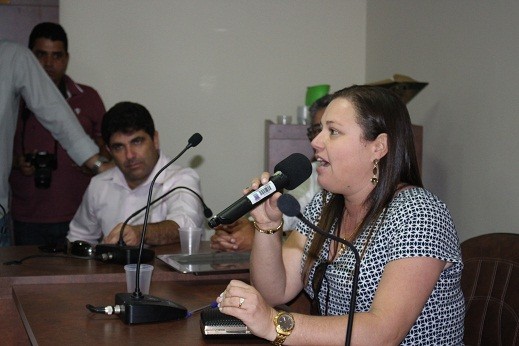 Lorena diz que município está no caos. Foto: Blog Marcos Frahm