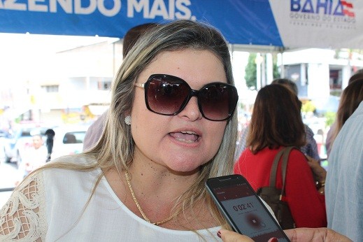Prefeita Ana Cleia solta o verbo. Foto: Blog Marcos Frahm
